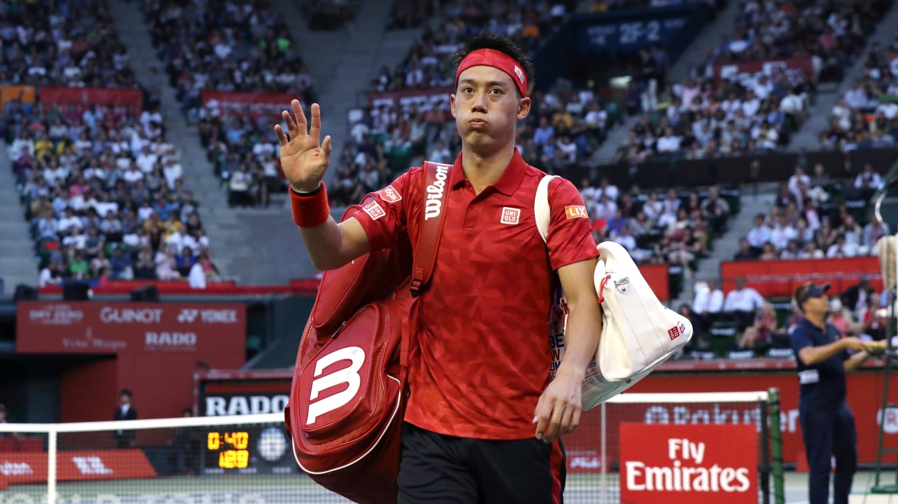 ATP : Kei Nishikori forcé d'abandonner chez lui à Tokyo | RDS.ca - RDS