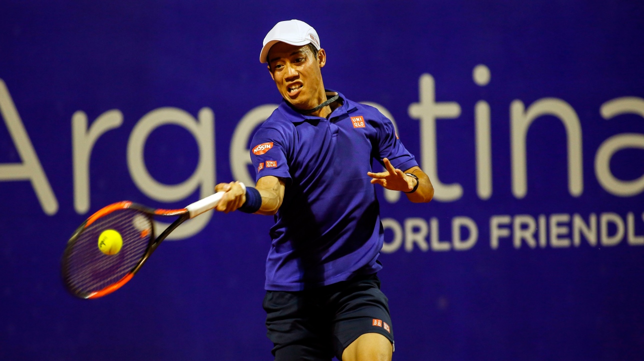 Kei Nishikori atteint difficilement les quarts de finale à Buenos Aires - RDS