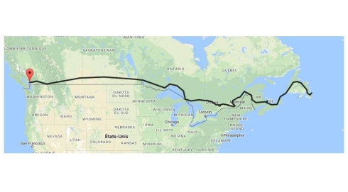 Les comparses se sont relayé pour parcourir un total de 7 700 kilomètres.