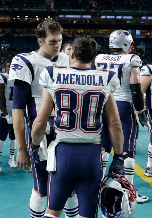 Tom Brady et Danny Amendola