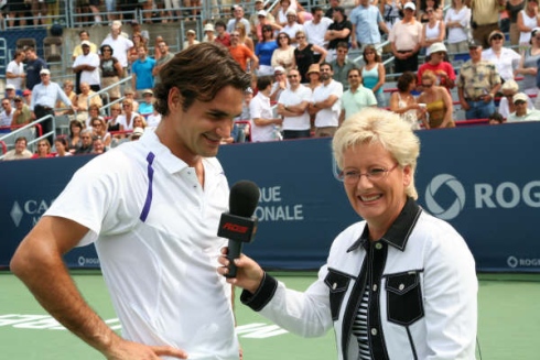 Roger Federer et Hélène Pelletier