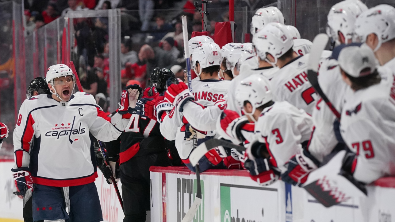 Senators: Even without scoring, Alexander Ovechkin finds ways to celebrate