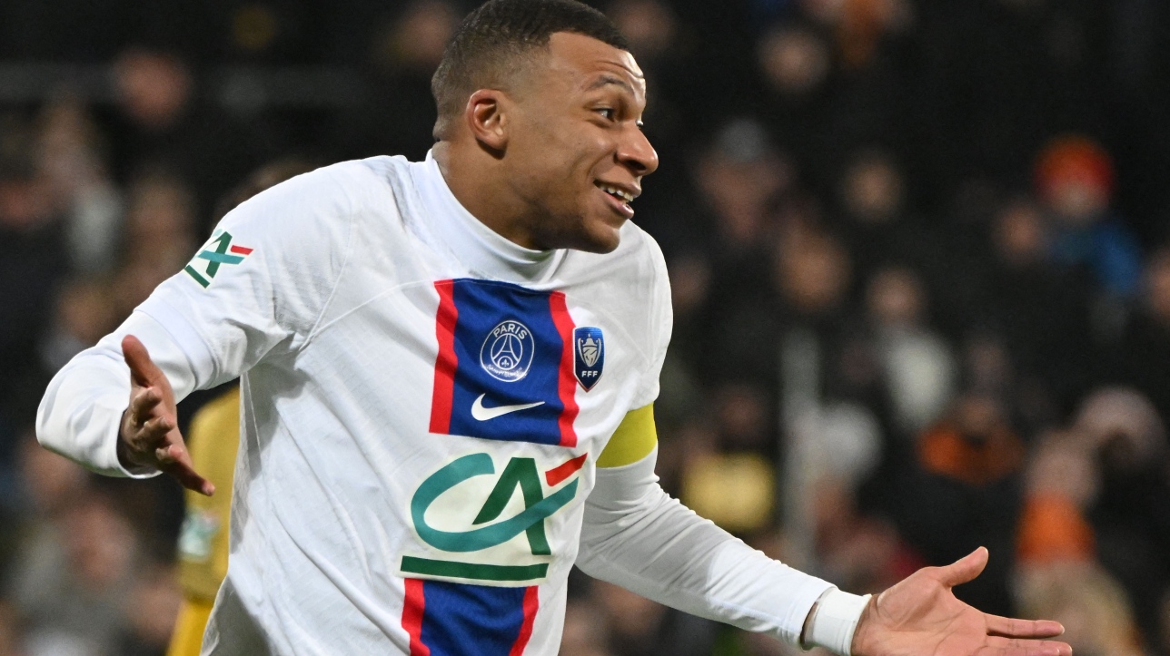Coupe de France: Kylian Mbappe scores the first five-a-side in the history of Paris Saint-Germain