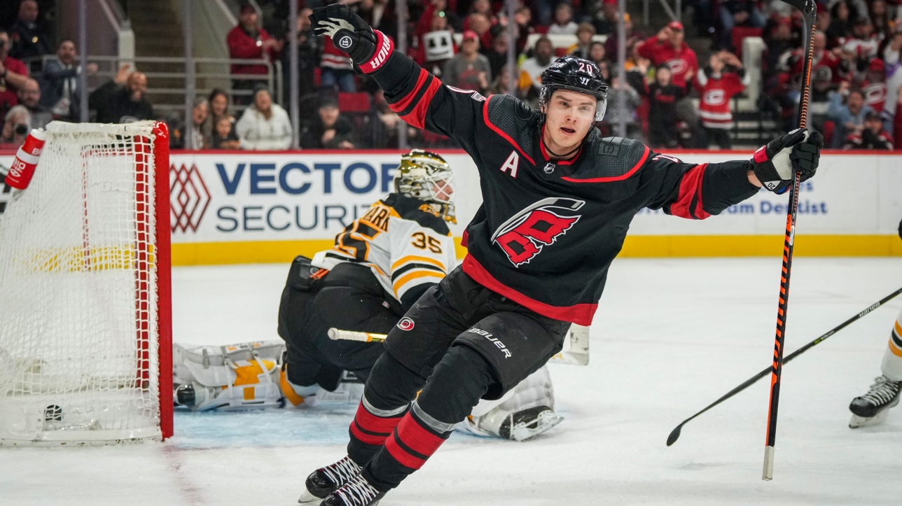 NHL: Hurricanes defeat Bruins, who suffer third straight loss