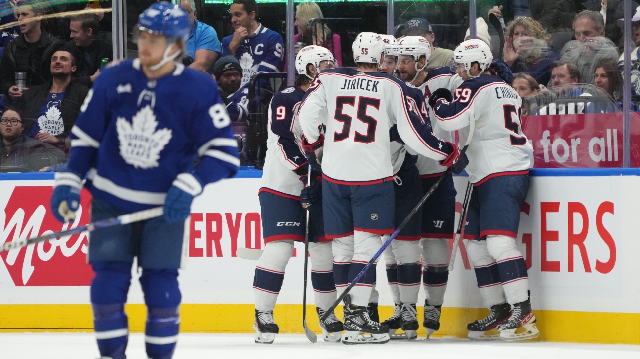 NHL: Columbus eludes five goals but survives Toronto with 6-5 overtime win