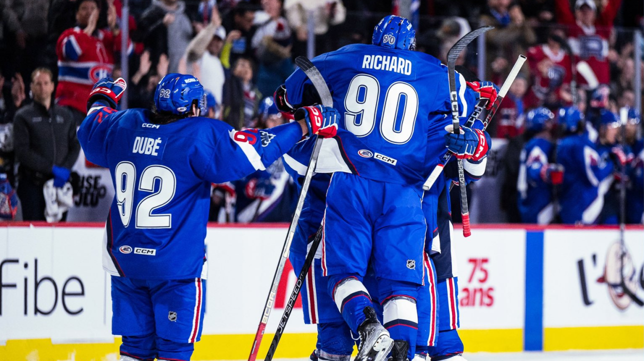 AHL: Rocket scores four goals in a row to win 4-3 in overtime