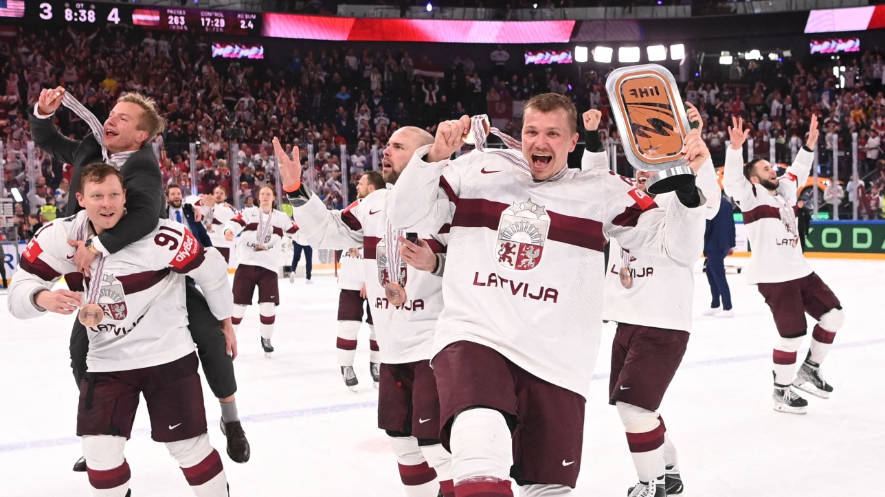 World Hockey Championship: Latvia wins first medal against USA