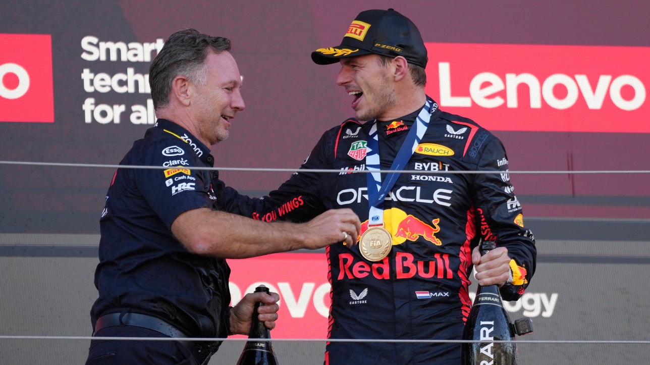 Formula 1: Max Verstappen presents the constructors’ title to Red Bull in Japan