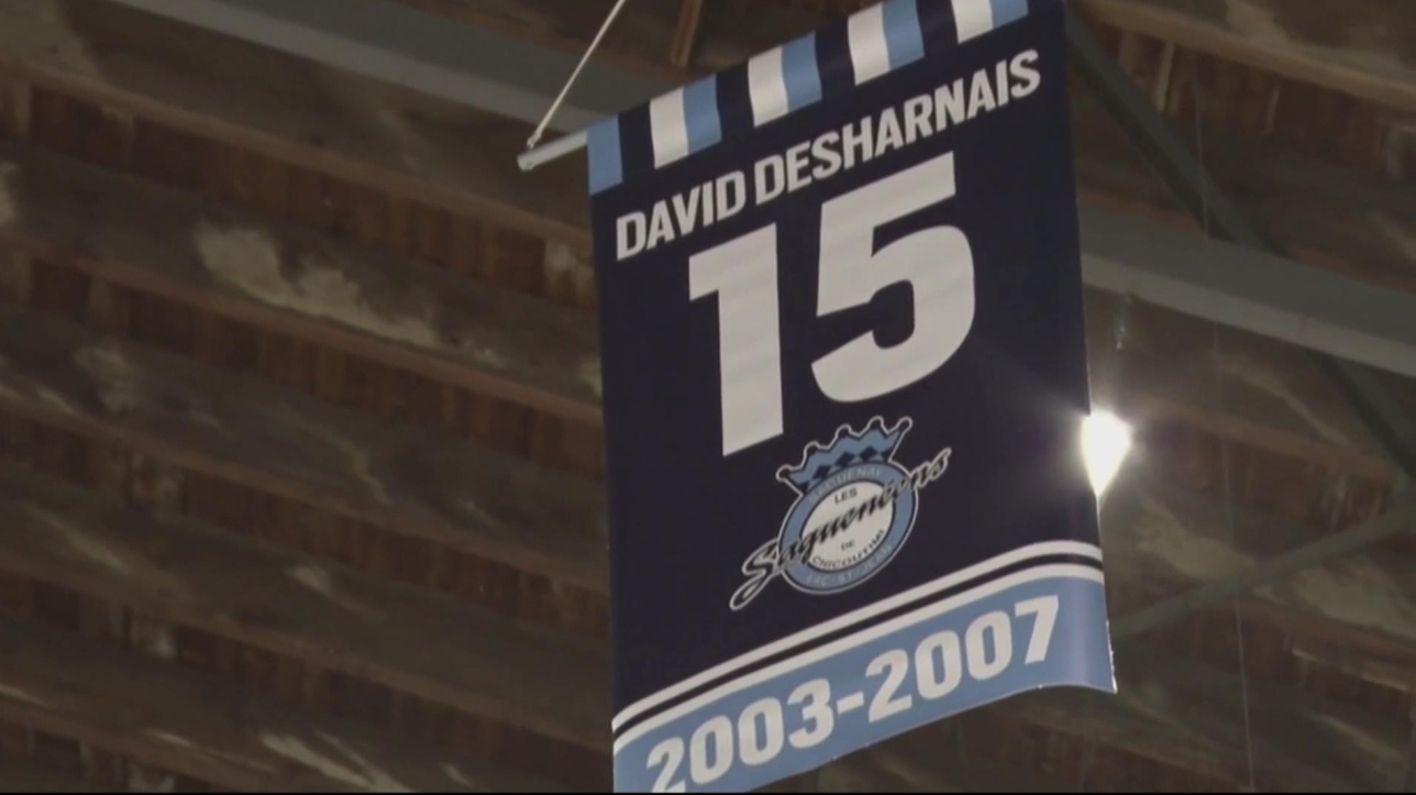 HOCKEY: David Desharnais' jersey number 15 has been retired by the Chicoutimi-Saguenays