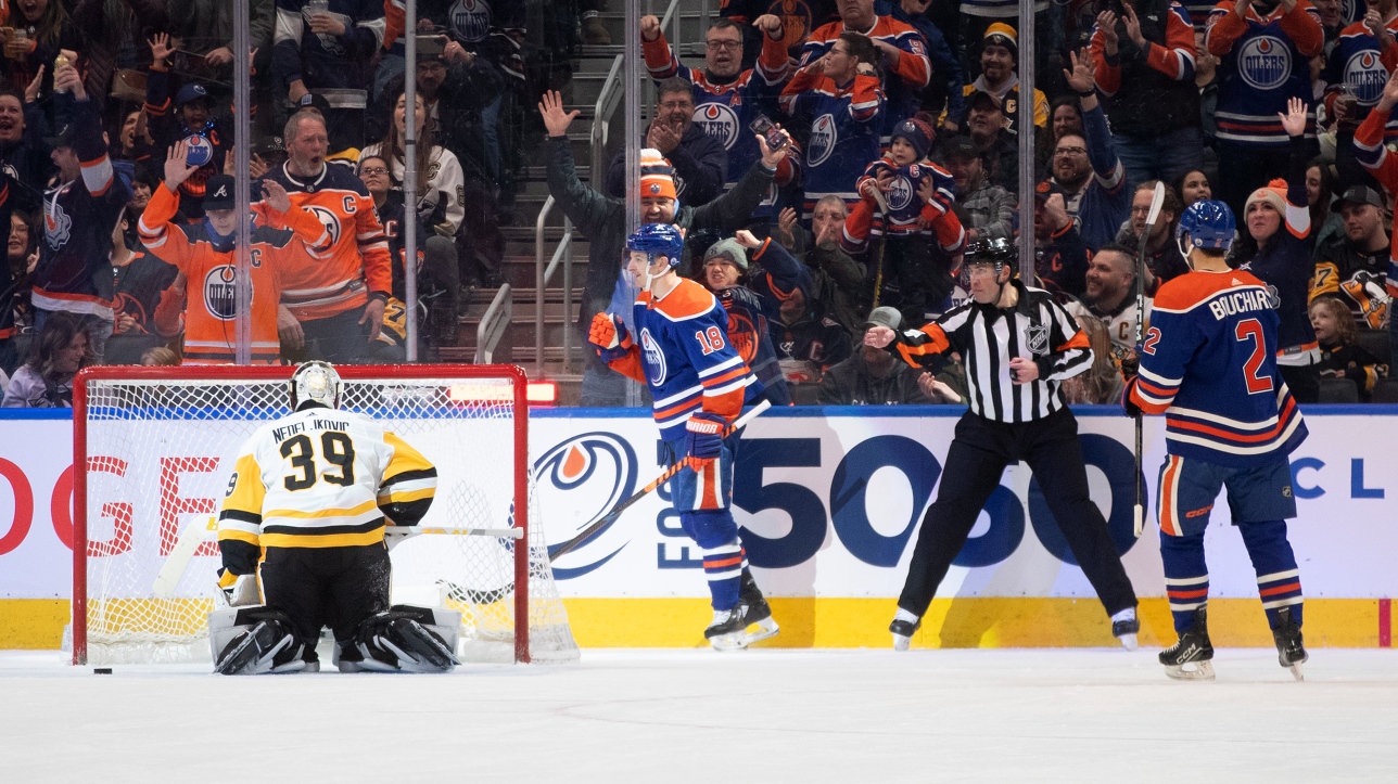 NHL: Oilers make Penguins pain relievers