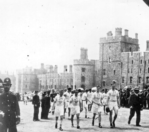 Le départ du marathon de Londres en 1908