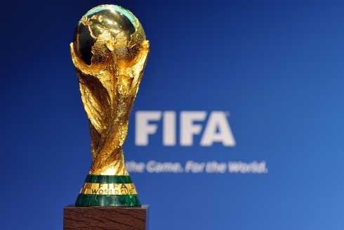 Le trophée de la Coupe du monde