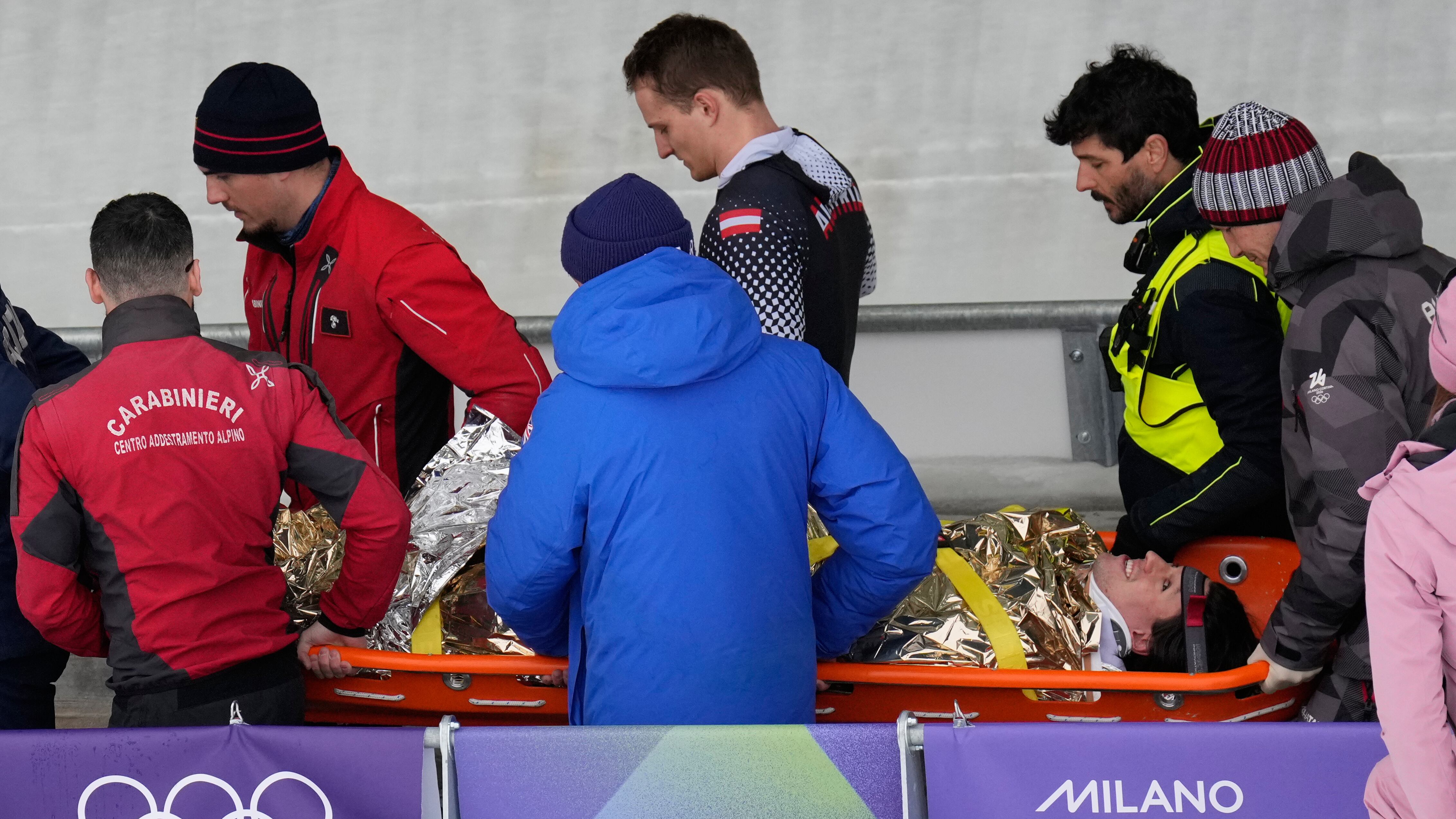 L'équipe norvégienne de bobsleigh à quatre