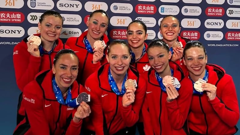 Les Canadiennes en bronze à l’épreuve libre par équipe
