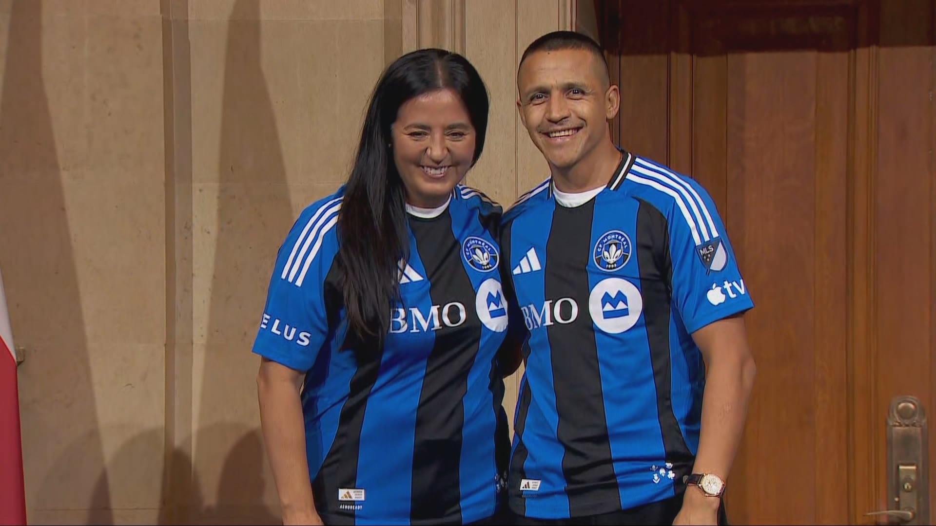 Soraya Martinez Ferrada et Alexis Sanchez