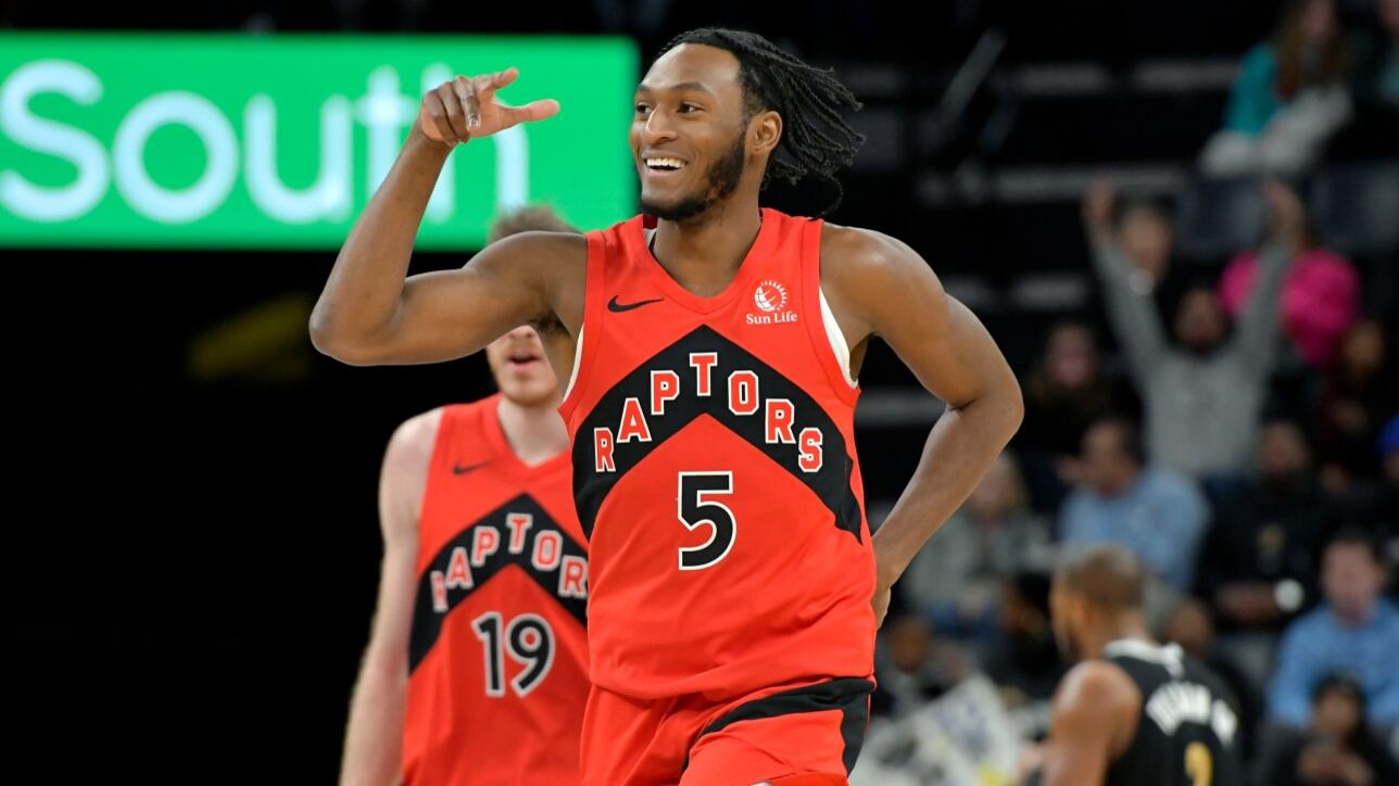 Quickley Raptors Immanuel Quickley se plaît avec les Raptors