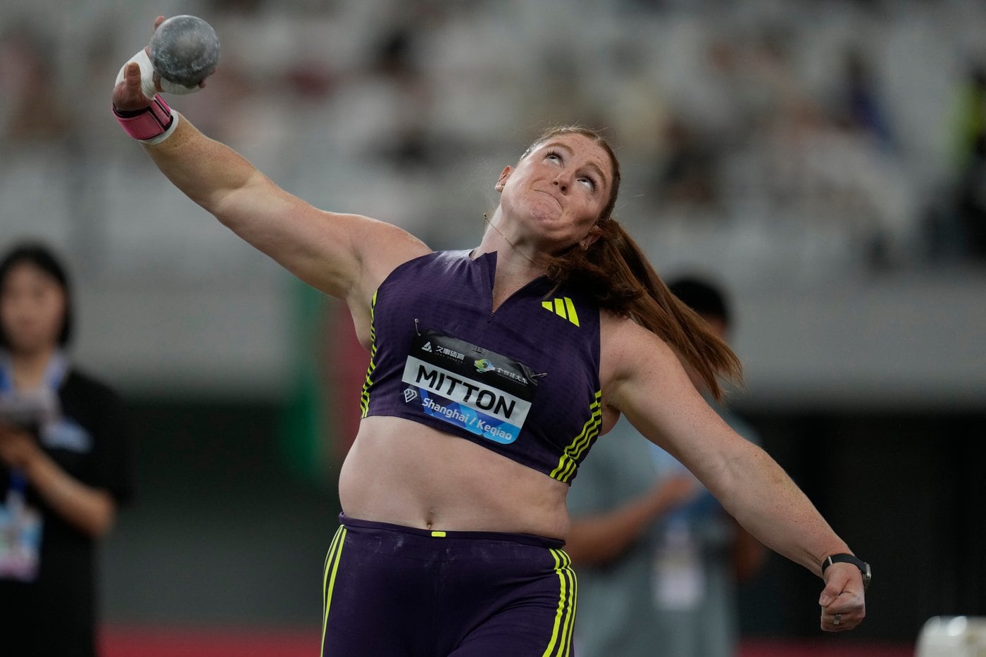 Sarah Mitton finit troisième à Shanghai