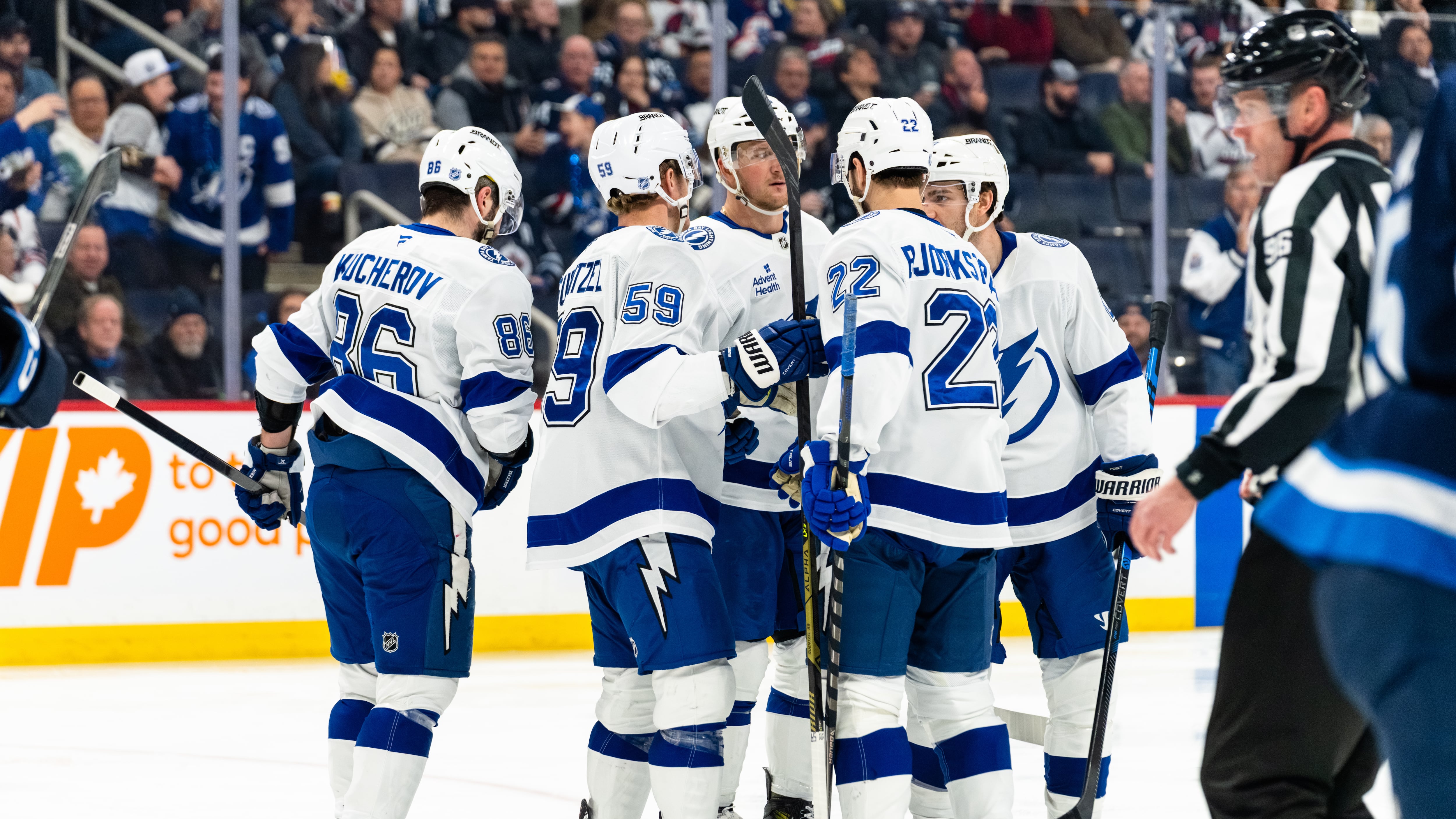 Nikita Kucherov et ses coéquipiers