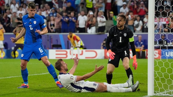 L'Angleterre frustrée par la Slovénie
