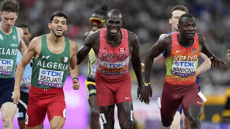 Marco Arop termine deuxième au 800 mètres à la Ligue de diamant