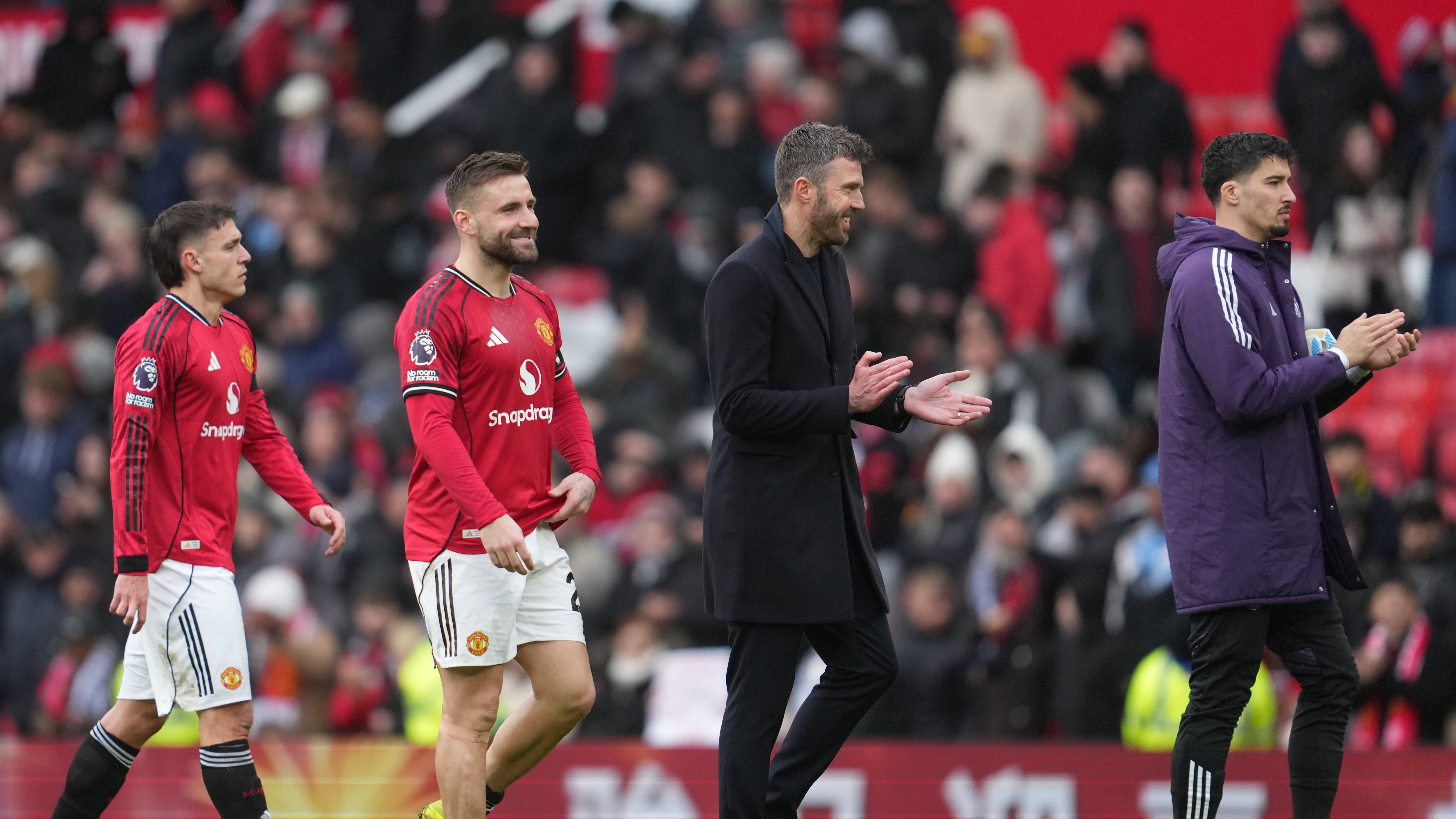 Michael Carrick et ses joueurs