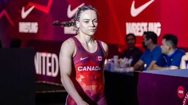 Laurence Beauregard médaillée de bronze en lutte