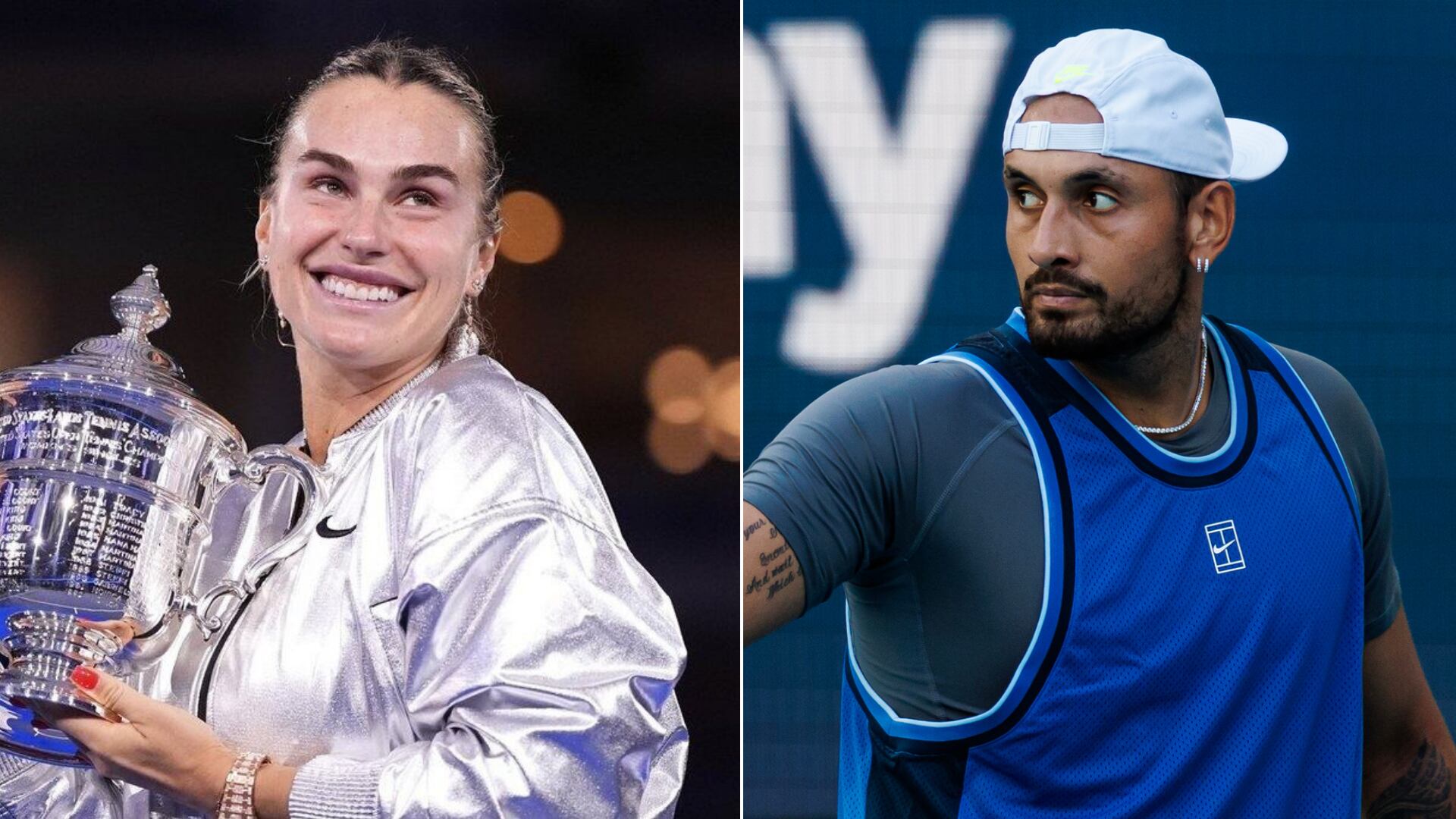 Aryna Sabalenka et Nick Kyrgios