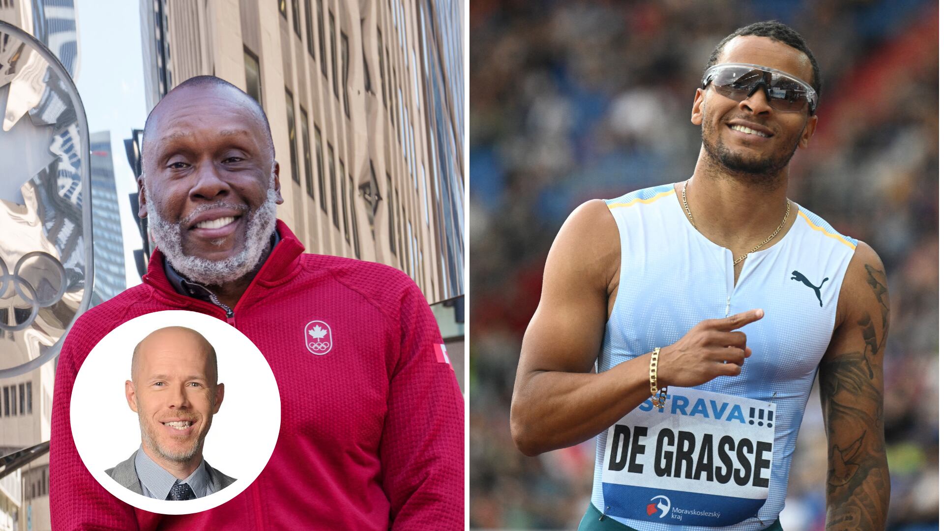 Bruny Surin et Andre De Grasse