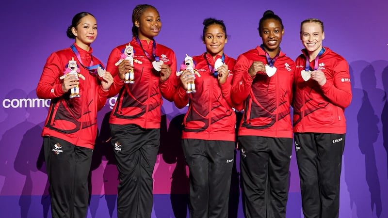 Les gymnastes canadiennes s’offrent l’argent au concours par équipes