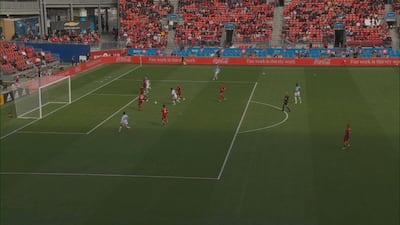 Daniel Rios marque sur un retour 