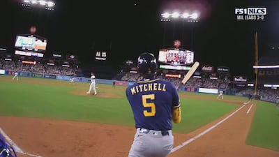 Circuit solo de Mitchell, les Brewers sont en avant!