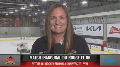 Hockey féminin : match inaugural pour le nouveau programme du Rouge et Or
