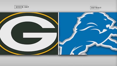 Packers 17 - Lions 20