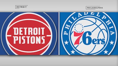 Pistons 106 - 76ers 93 