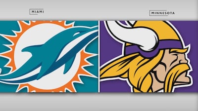 Dolphins 10 - Vikings 15