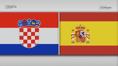Croatie 1 - Espagne 2