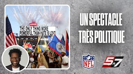 Un spectacle de la mi-temps politisé