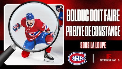 Bolduc doit trouver de la constance