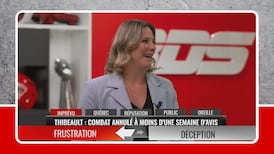 Une frustration évidente pour Tammara Thibeault