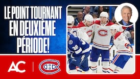 Un point tournant en deuxième période