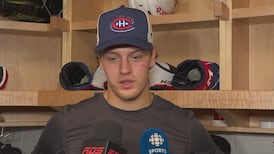 Titre:« C’est le fun de sentir le soutien des partisans du Québec »