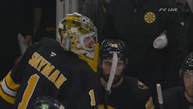 Chassé, Swayman fait connaître son mécontentement!