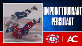 Une mise en échec qui a changé l'allure du match