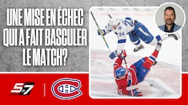 Slafkovsky et la foule le souffle coupé