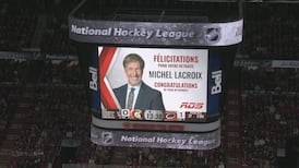 Les Sénateurs rendent hommage à Michel Lacroix