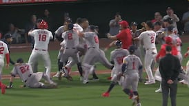 Les bancs se vident entre les Braves et les Angels