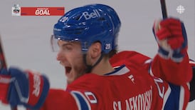 Slafkovsky venge son gardien de la meilleure façon