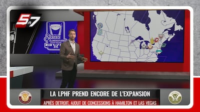 La LPHF confirme l'ajout de Vegas et Hamilton