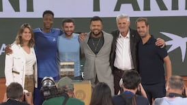 Une cérémonie d'aurevoir pour Monfils à Roland-Garros