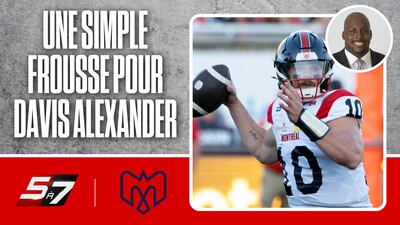 Alexander dit avoir évité le pire, mais doit-on s'inquiéter?